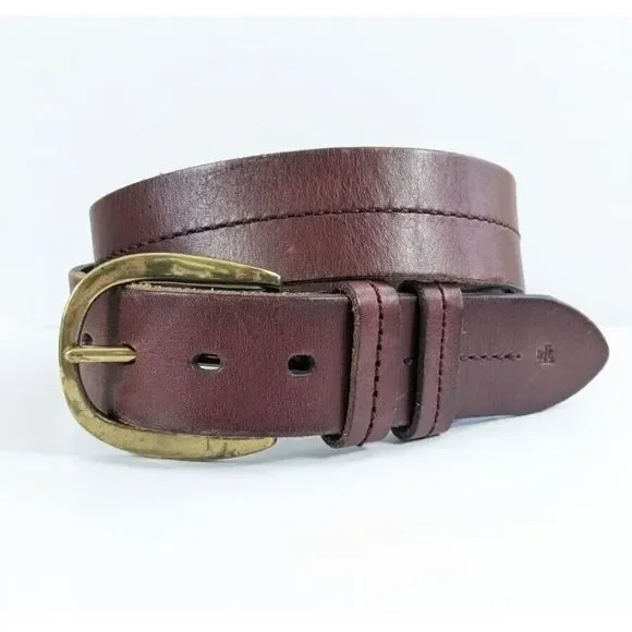 Lauren Ralph Lauren | Accessories | Lrldark Brown Burgundy  display picture 1
